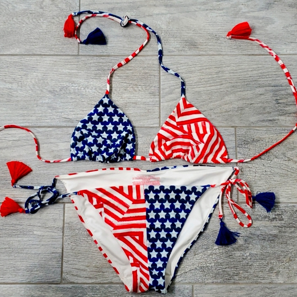 Victoria Secret American Flag bikini